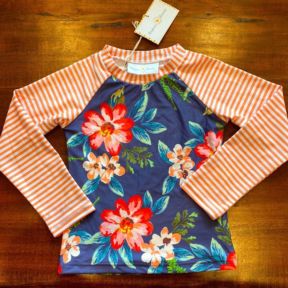 Girls long sleeve rash guard